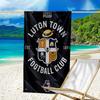 Town Football Club Printed Beach Towel, Super Soft Microfiber, Perfect Gift Birthday, for Pool, Beach, Travel, for family and friends