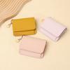 Simple Short Wallet Coin Purse for Woman Card Holder Female Mini Clutch