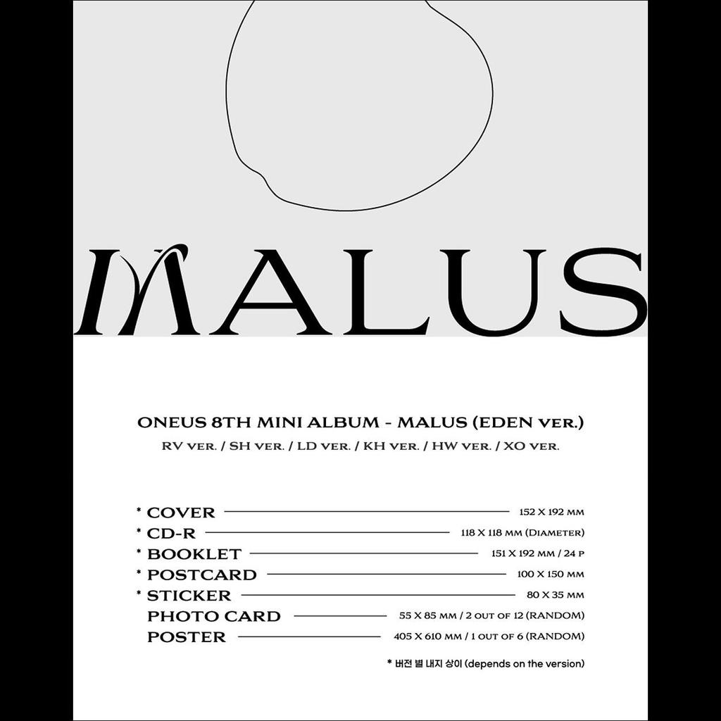 ONEUS [MALUS] EDEN Ver. Album