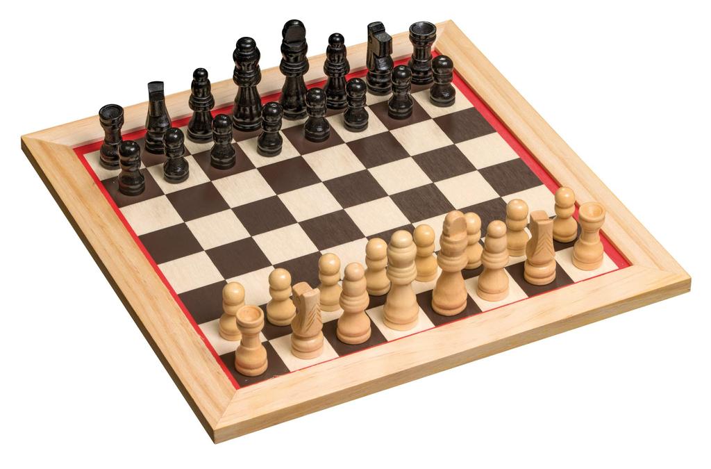 Philos Wooden Game Compendium Games Set 23 см Девять игральных карт для детей и взрослых - 8-в-1 - - Шахматы, Нарды, Шашки, Мужские