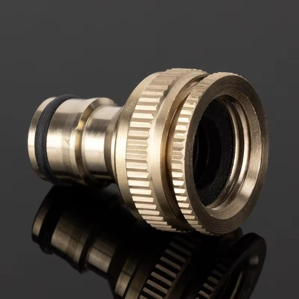 Латунный Резьбовой Соединитель 3/4" На 1/2" Быстроразъемный Адаптер для Шланга Смесителя Прочные Герметичные Фитинги для Водопроводных Труб