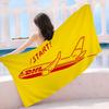 Модный Логотип D-DHL Микрофибра Печатное Пляжное Полотенце Альпинизм Йога Пляж Плавание Бег Впитывающее Мягкое Полотенце