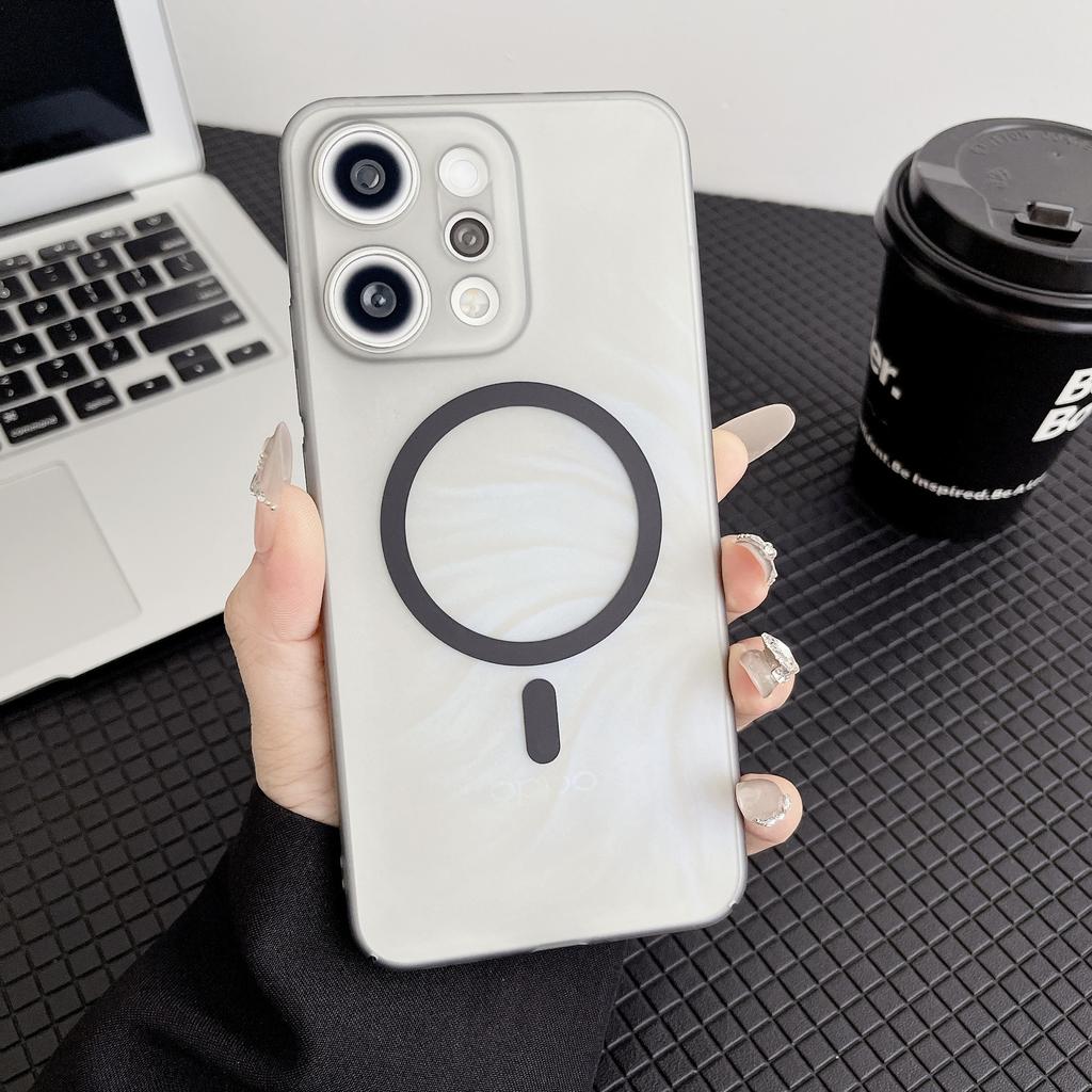 Применимо к чехлу для мобильного телефона OPPO Reno16 закаленное высокая прозрачность Findx9spro магнитный матовый теплоотвод K13 защитный чехол