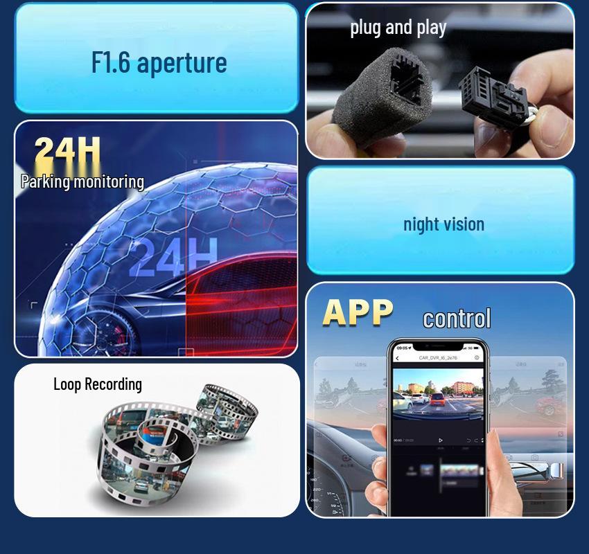 HD видеорегистратор для Mercedes-Benz A-класса, C-класса, E-класса, GLA, GLC260L, C200L, E300L