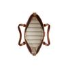 Coach Мини-сумка-тоут из фирменного канваса с отделкой из бордово-коричневой кожи, золотая фурнитура, для ежедневных покупок CCD94-B4YDX