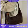 Fashion Commuter High-end Women's Shoulder Oblique Straddle Bag Autumn Retro Versatile Portable Underarm Bag