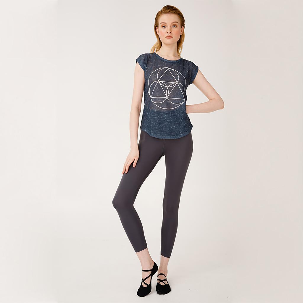 Biggdesign BiggYoga Namaste Anthracite T-Shirt