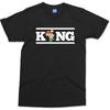Африканская футболка KING Африканская гордость Раста Страна Наследие Черная история Мужской топ Унисекс Футболка
