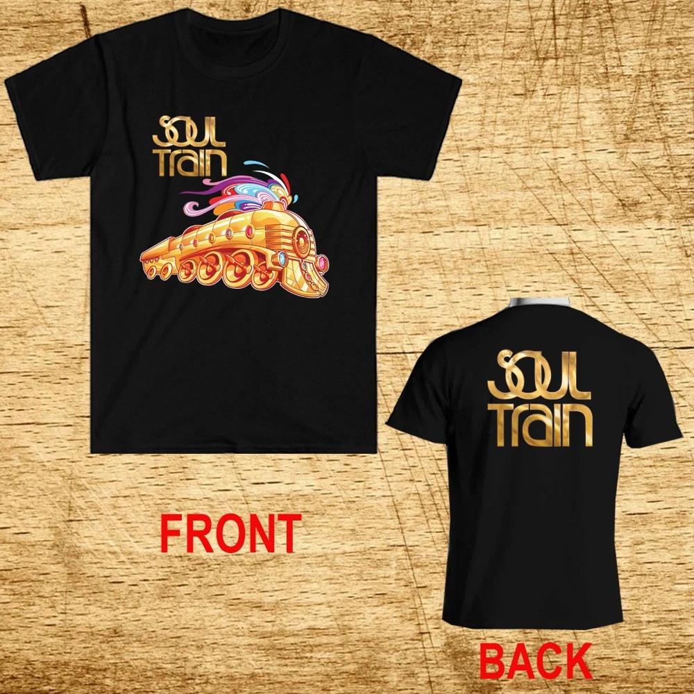 Soul Train Men's Black T-Shirt Tee Top Unisex