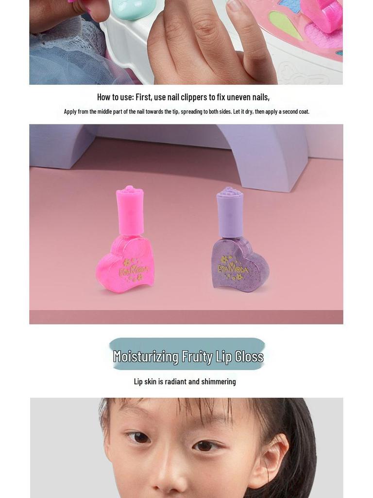 Набор туалетного столика и стула для принцессы для детей: Игровой набор для макияжа и подарок на день рождения