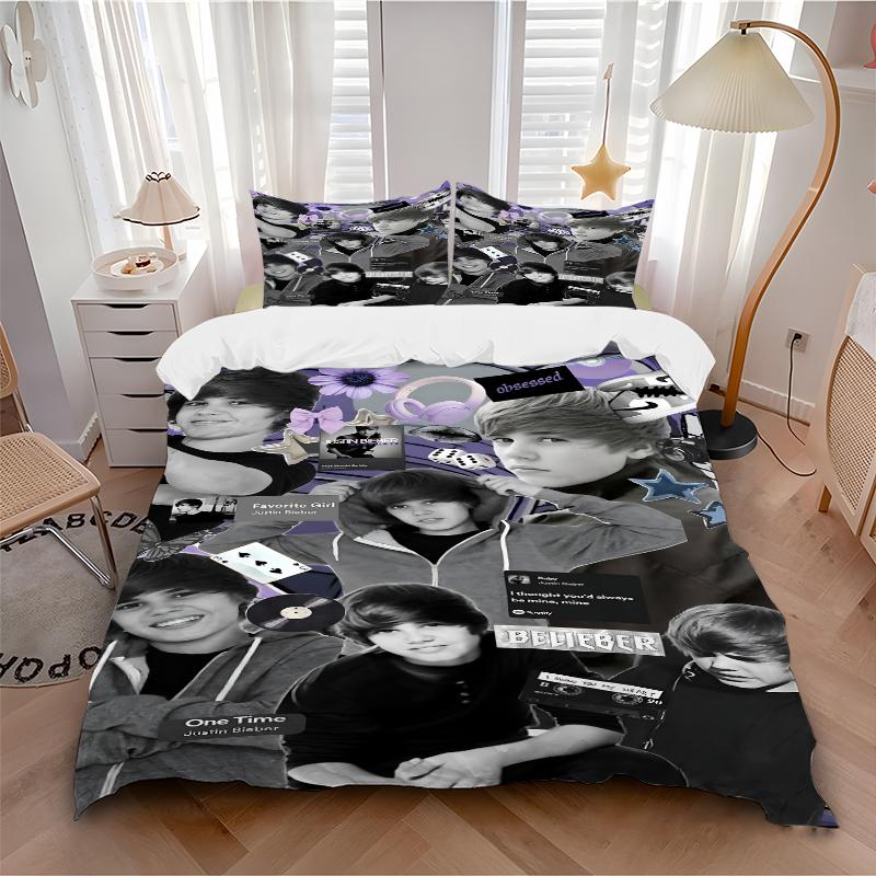 3Pcs Music Obsession Collage Bedding Sets For All Sizes New 3D Printed Bed Cover Comforter Duvet Cover Pillowcase Bedroom Decoration