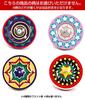 Throwing Top Printed Tin 1 with Assorted 62mm Ikeda Kogyosha Challenge! [Design Unspecified] Top, Piece, String, 44010, Designs, Approx. Diameter,