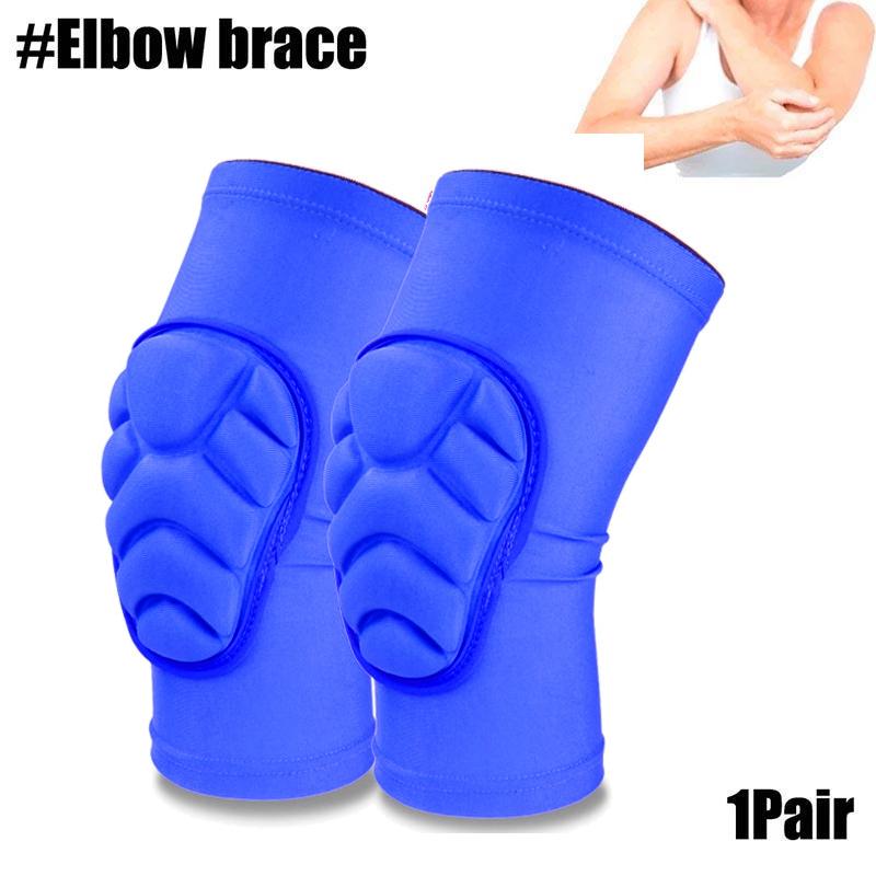 1 пара толстых губчатых наколенников, налокотников, наколенников для защиты от ударов, футбола, волейбола, для детей, молодежи