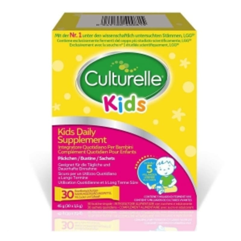 Culturelle Kids Probiotic Daily 5 Billion Lactobacilli, 30 Packets