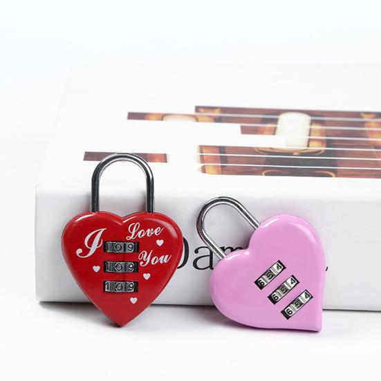 Милый замок в форме сердца Love Lock Rotary Number навесной замок бытовые аксессуары