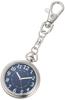 Sun Flame Keychain Key Silver Watch, Easy-to-Read Holder, SP105-BL,