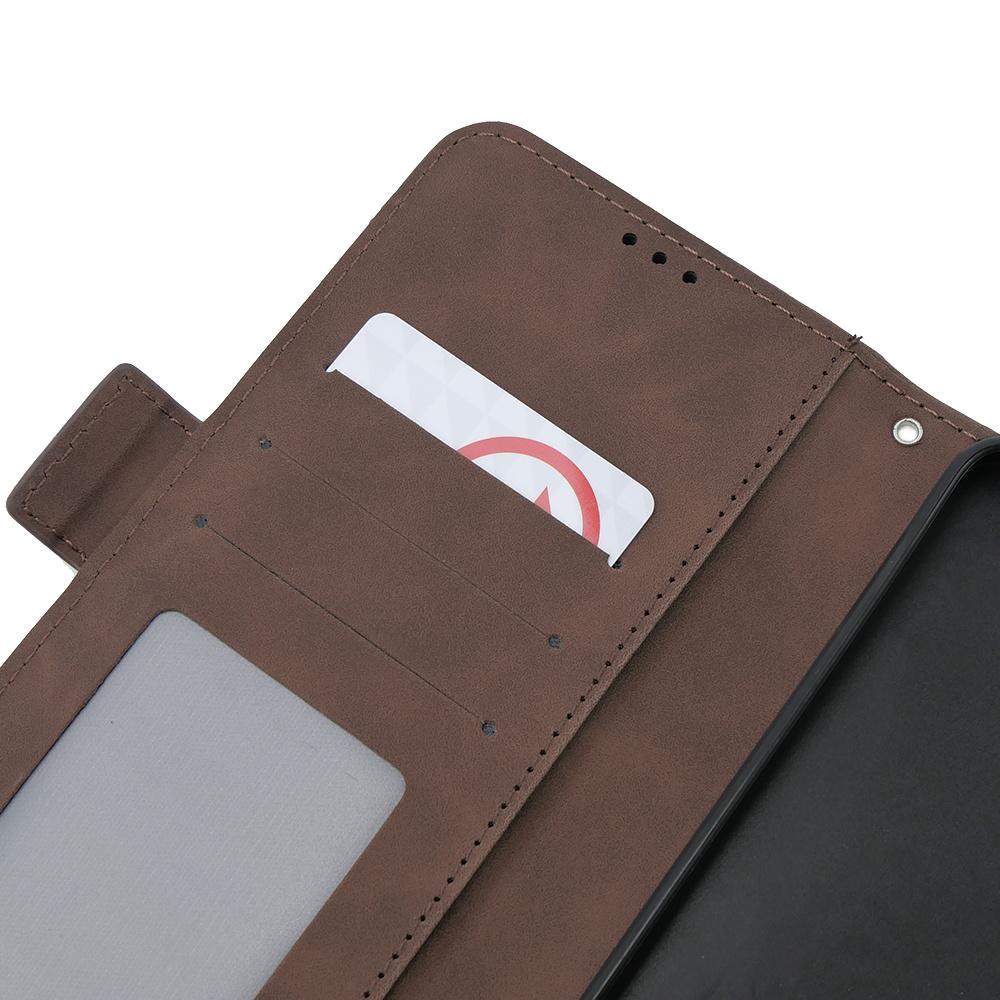 Flip Case for Oppo A38 / A18, Card Slot, Brown