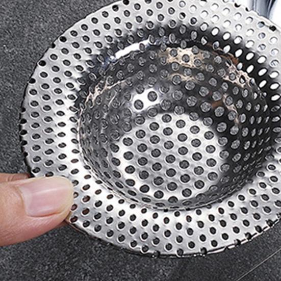 Сливной фильтр Нержавеющий противозасоряющийся сливной фильтр для кухонной раковины из нержавеющей стали Большая корзина Фильтр для домашнего использования