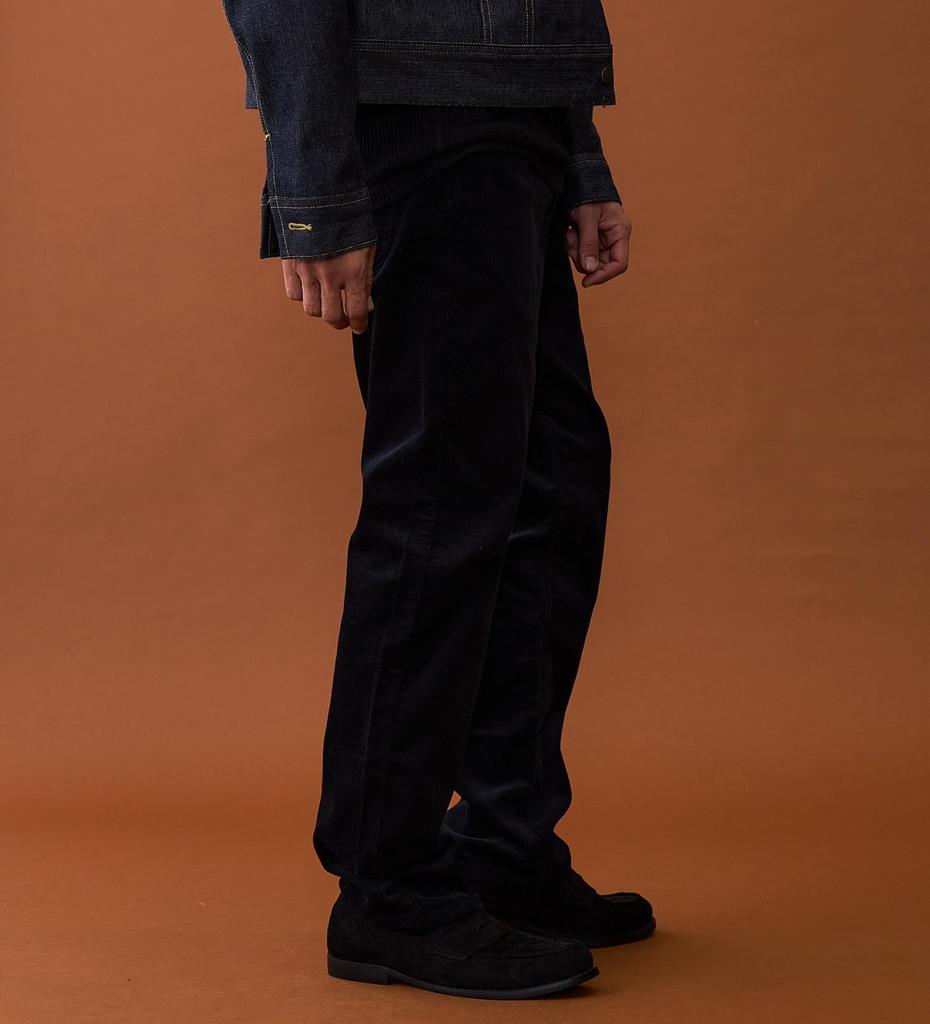 Lee American Standard 201 Straight Corduroy Black Men's Jeans,