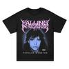 Falling in Reverse Популярный Монстр Ронни Портретный Принт Футболка 100% Хлопок Повседневная Нейтральная Футболка Металкор Стритвир