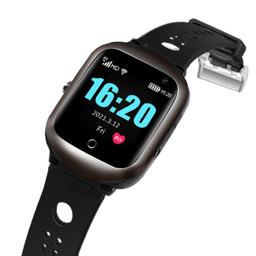 WiFi-enabled Smart Health Watch for Elderly Fall Detection Blood Pressure Heart Rate Temperature Monitor GPS SOS Alarm New Fall
