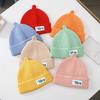 Solid Color Pacifier Cap Nylon Polyester Crochet Hats Korean Baby Beanie Cap  Toddler Boys Girls