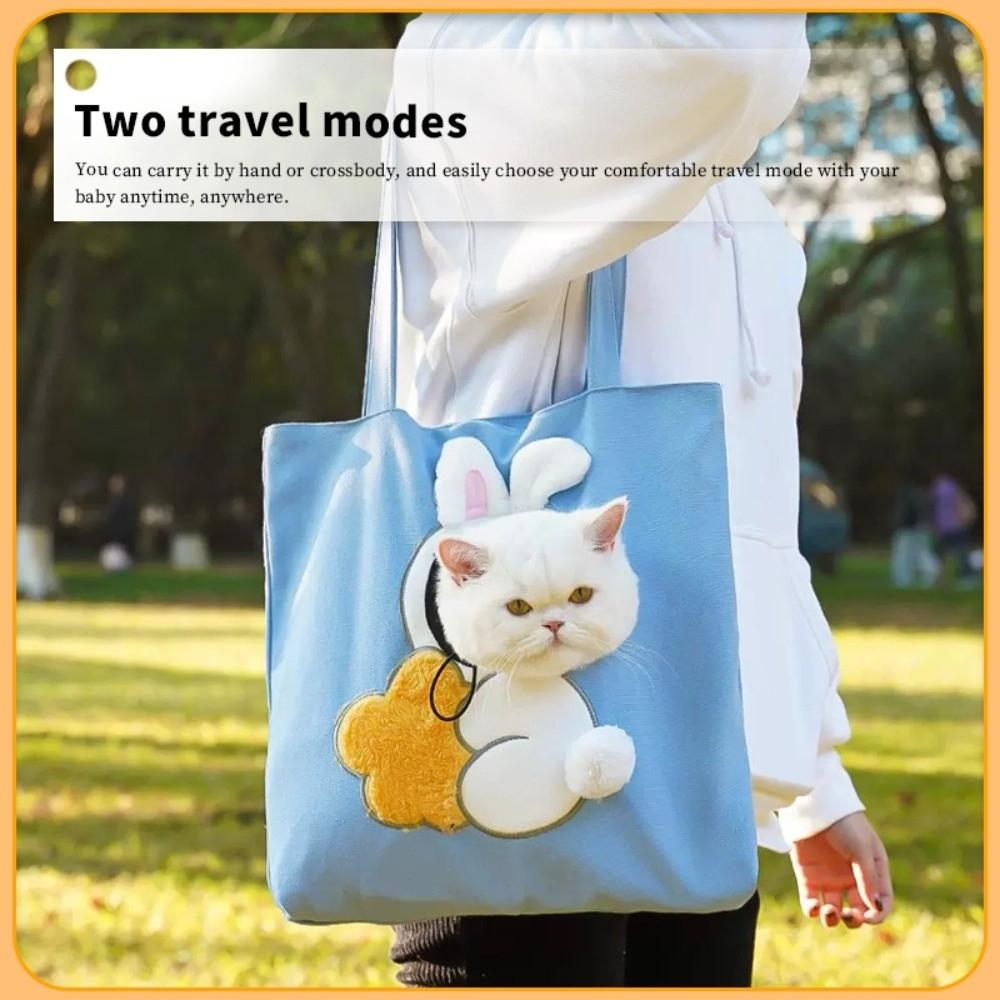 Tote Bag Travel Cat Handbag Shoulder Bag Outdoor Cat Carrier Bag Cats Dog Carrier  Daily Use