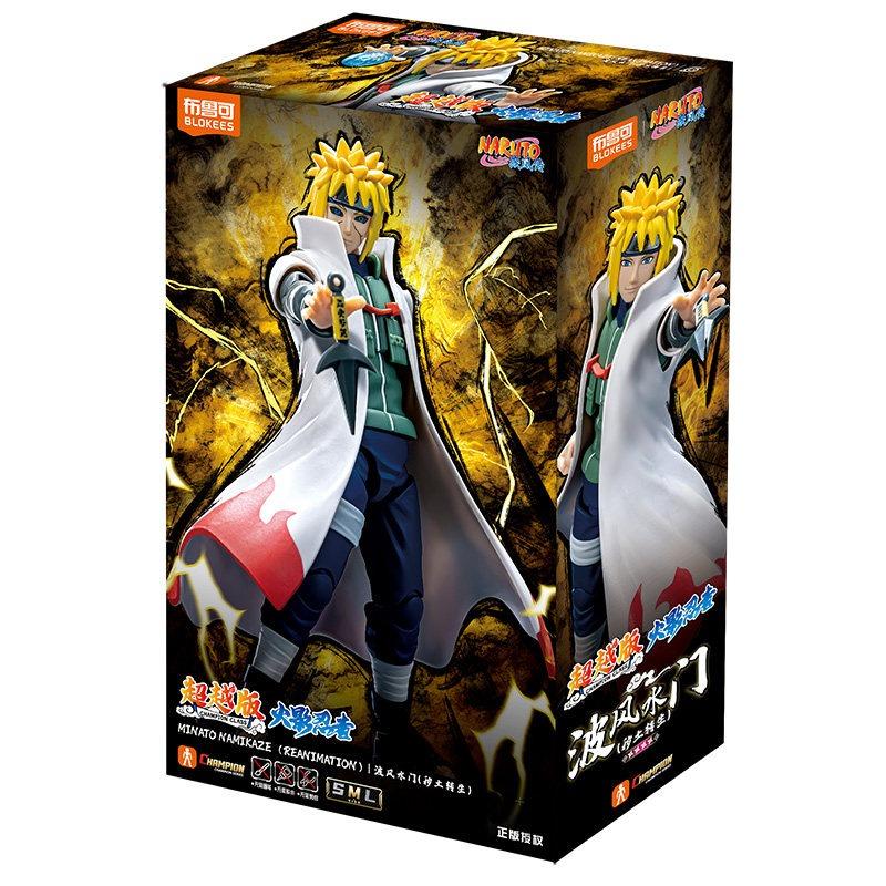 Blokees Naruto Uzumaki Boruto Kurama Model Assembly Toy CHAMPION CLASS Anime Action Figures Toy Collectible Statue Birthday Gift