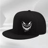 Кепка- snapback с демонической ухмылкой и страшным ртом, с плоским козырьком, полиэстер, регулируемая, уличная, бейсболка, унисекс