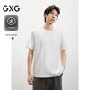 Мужская летняя футболка GXG 2025 с эффектом прохлады, асимметричными вставками и круглым вырезом