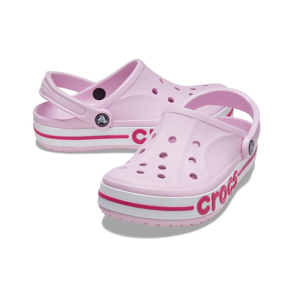 Crocs Bayaband Удобные Универсальные Клоги Унисекс Обувь Конфетно-Розовый 205089-6TG