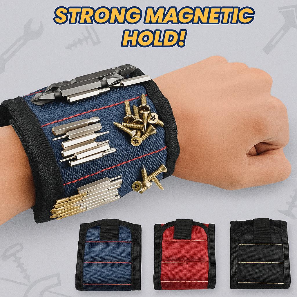 Магнитный браслет для удержания винтов, гвоздей, сверл, наручных держателей инструментов, ремней с сильными магнитами, крутые гаджеты для мужчин