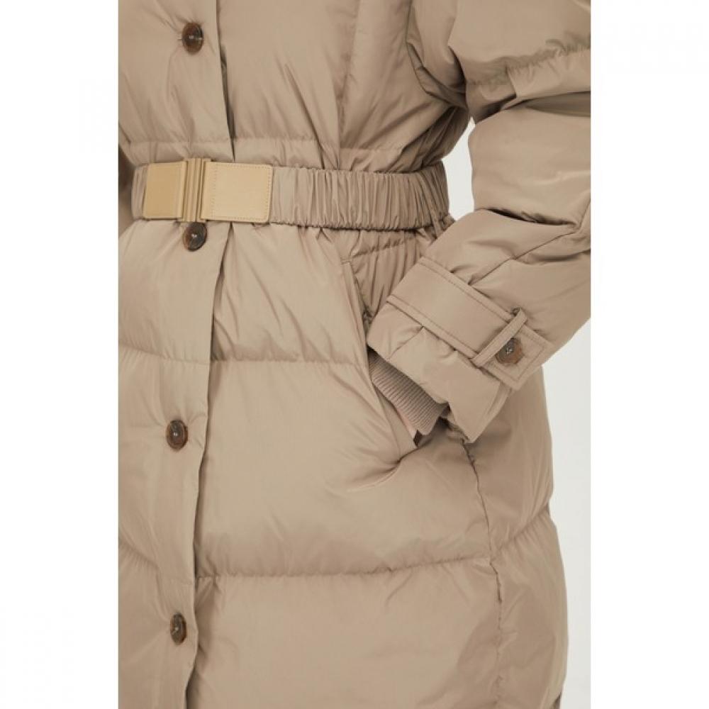 Benetton Высокий воротник с поясом и длинной подкладкой Bapdf8361 Bg