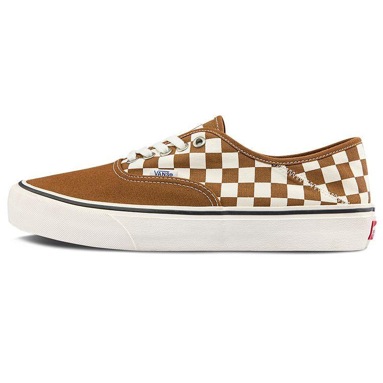 Vans Оригинальные низкие кеды унисекс в темно-коричневую и белую клетку VN0A5HYPAXS