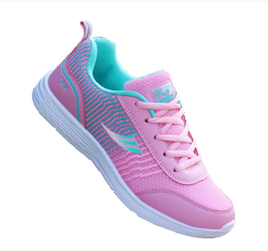 2024 Весна и Осень Женская Повседневная Женская Обувь Повседневная Спортивная Корейская Мода Дышащая Плоская Подошва Бег Легкие Кроссовки Для Путешествий