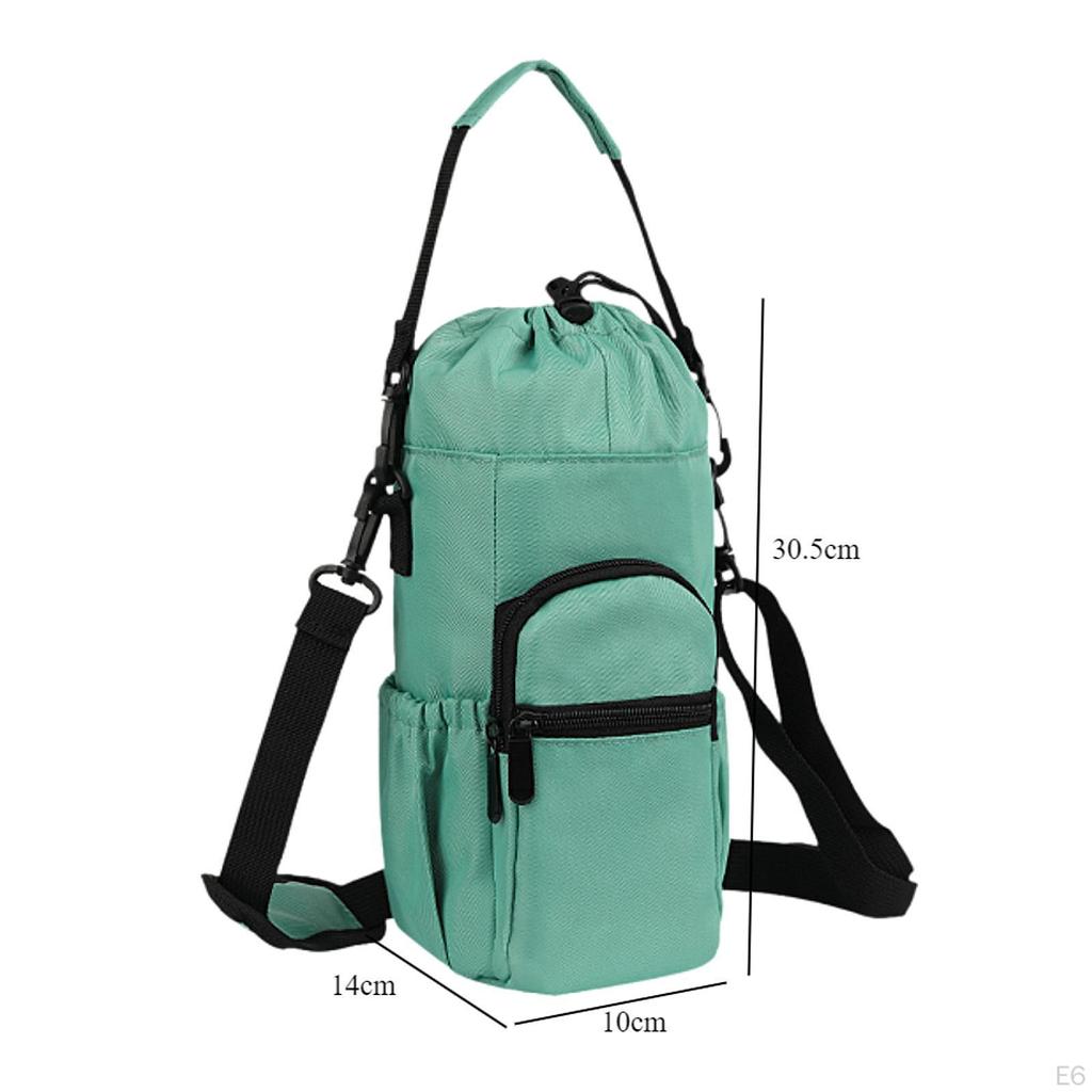 Bottle Pouch Holder Water Carrier Bag Crossbody Sleeve for School