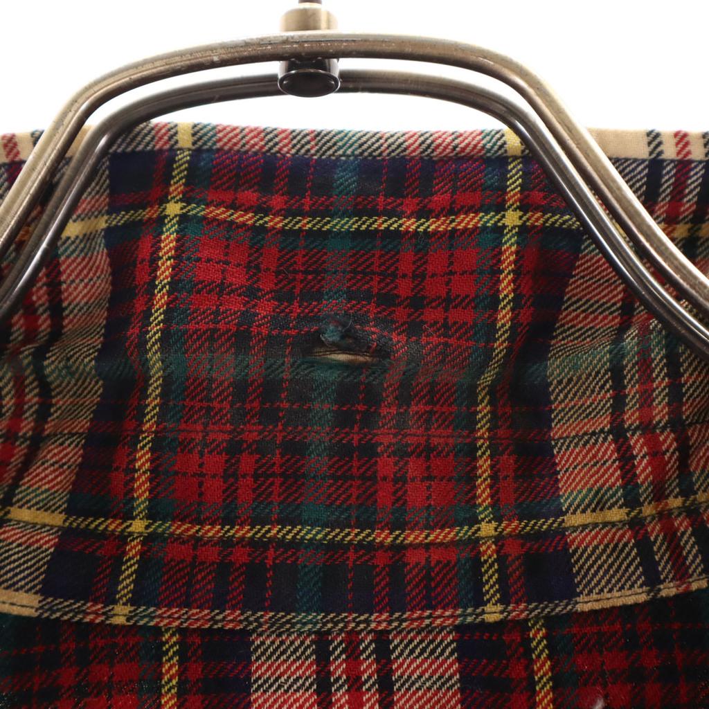 Hathaway 60-е Винтажная рубашка с открытым воротником в клетку с длинным рукавом Мужская Б/У