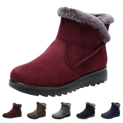 Женские модные зимние ботинки с теплоизоляцией и утолщенным дизайном