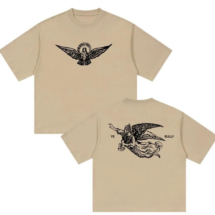 Unisex Vintage Hip Hop Short Sleeve Tshirts Rapper Kanye West Bully Album 2026 Graphic T Shirt Casual Cotton Tshirt Streetwear