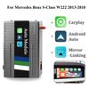 Беспроводной CarPlay Android Auto совместим с Mercedes Benz S-Class W222 2013-2018 Mirror Link AirPlay с NTG 5.0