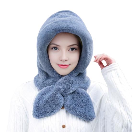 Women Hat Solid Color Elastic Knitted Warm Winter Hat