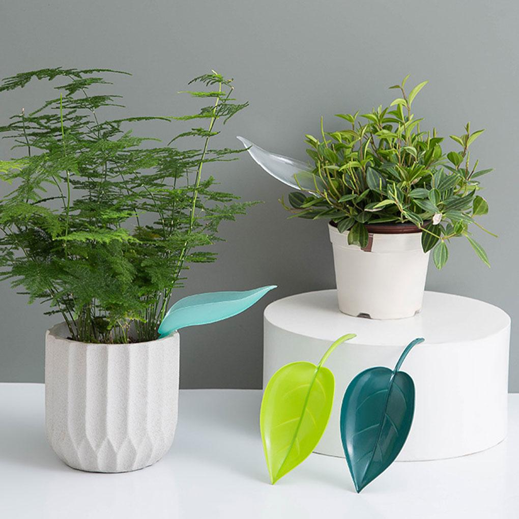 6X Растительный горшок в форме листа Воронка для полива Шипы Растения Корни Устройства Пластик для Стола Садоводческие Устройства