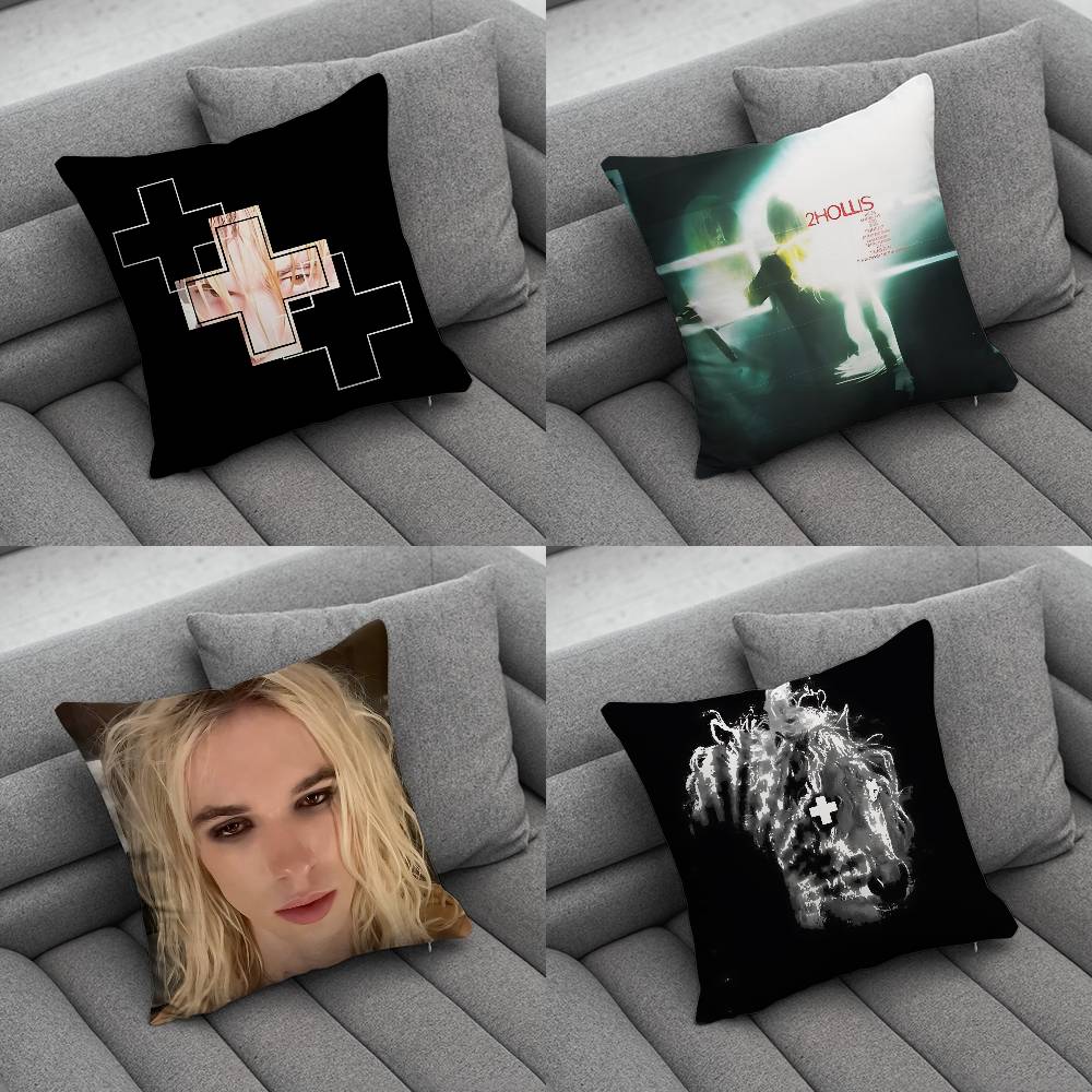 Singer 2hollis Albums Pillow Case For Home Bedroom Car Office Decoration Living Room Sofa Cushion Cover Suitable
