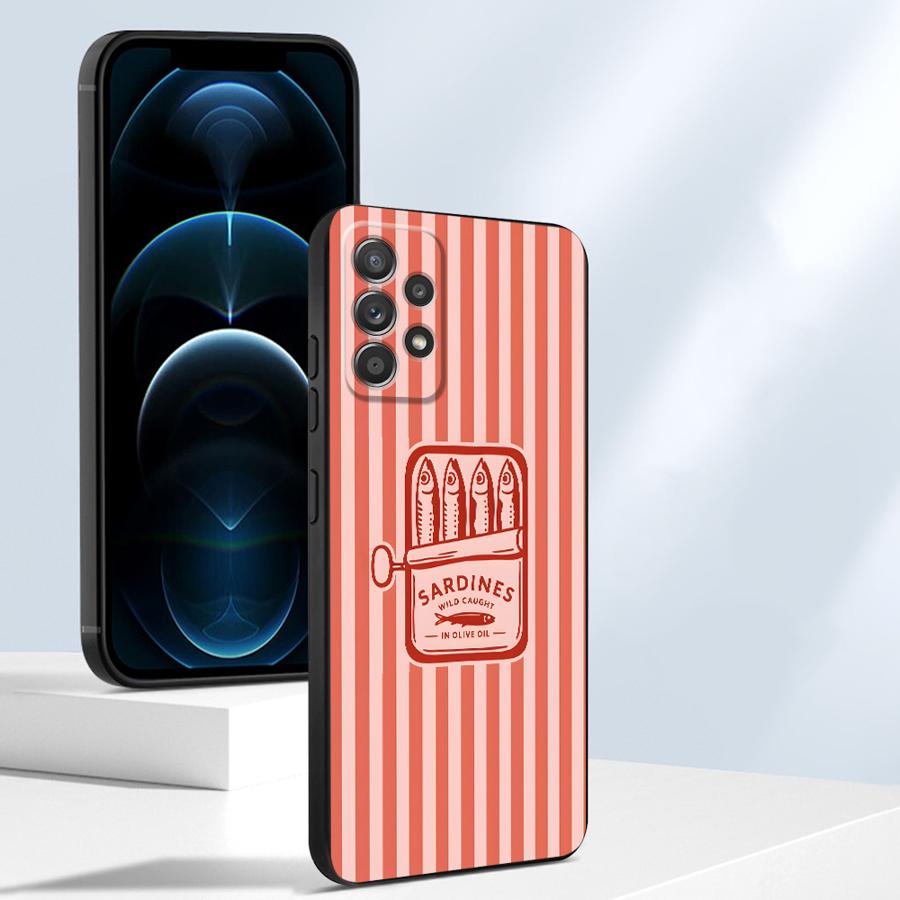 Мультяшный креативный чехол-рыбка для Samsung Galaxy A57 A25 A32 A53 A35 A26 A55 A24 A23 A52 A36 A73 A51 A37 A22 Чехол для телефона A72 A71