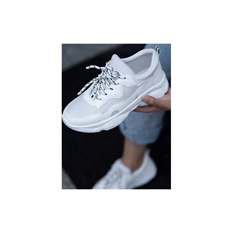 Shoetopia Девочки Оскар Белый Повседневная Обувь - 7 UK (Девочки-Оскар-Белый)
