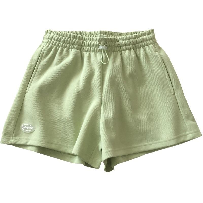 Летние дышащие универсальные свободные домашние шорты с широкими штанинами для студентов, спортивные шорты для женщин