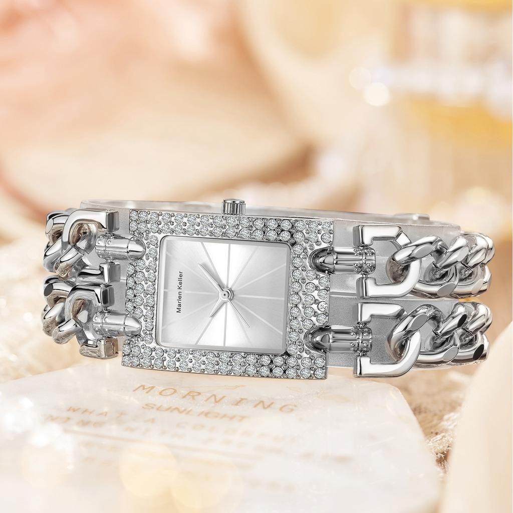 New Top Brand Luxury Women's Square Diamond Watches Alloy Clock Lady's Gold Strap Watch Fashion Quartz Wristwatch