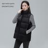 SNOWFLYING Women's 2024 Winter Stand-up Collar Down Vest X42133102FX
