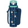 Water Bottle Vacuum Insulated Kids Mobile Mug 0.5L Mickey Navy for Children Going To Kindergarten or School JOI-500DS NVY
