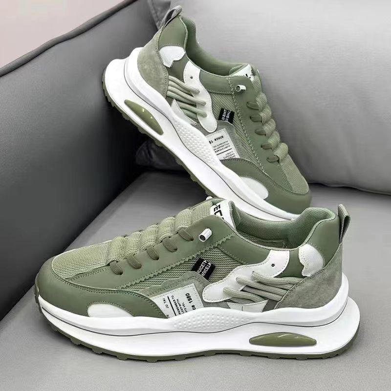 Модная мужская обувь Кроссовки с оберткой Повседневная обувь для активного отдыха Дышащая сетчатая обувь Студенческая обувь на плоской подошве Низкий верх Zapatos De Hombre